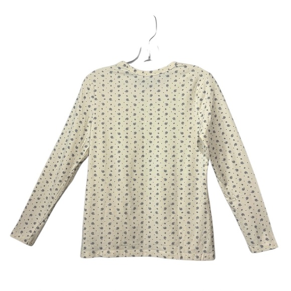 NWOT, ESPRIT, Cream Long Sleeve Shirt, Medium - Picture 7 of 8